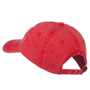 Father of the Year Embroidered Washed Cap