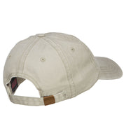 Memorial Day Flower Patched Washed Cap