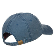 Memorial Day Flower Patched Washed Cap