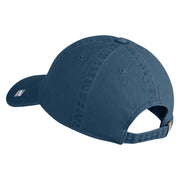 US Air Forces in Europe Veteran Embroidered Washed Solid Pigment Dyed Cotton Twill Brass Buckle Cap - Navy OSFM