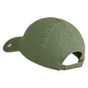 US Air Forces in Europe Veteran Embroidered Washed Solid Pigment Dyed Cotton Twill Brass Buckle Cap - Olive OSFM