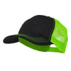 Fashion Quilted Trucker Two Tone Neon Mesh Cap