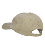 Fur Papa Embroidered Washed Cotton Twill Cap