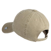 Air Force Special Operations Command Embroidered Washed Solid Pigment Dyed Cotton Twill Brass Buckle Cap - Khaki OSFM
