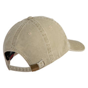 Air Force Special Operations Command Embroidered Washed Solid Pigment Dyed Cotton Twill Brass Buckle Cap - Khaki OSFM