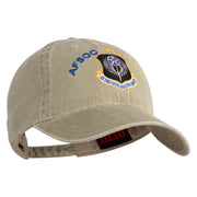 Air Force Special Operations Command Embroidered Washed Solid Pigment Dyed Cotton Twill Brass Buckle Cap