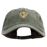 California Shield Logo Embroidered Cotton Twill Premium Pigment Dyed Cap - Olive OSFM