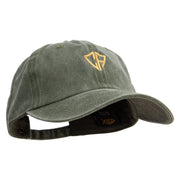 California Shield Logo Embroidered Cotton Twill Premium Pigment Dyed Cap - Olive OSFM