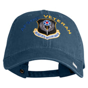 Air Force Special Operations Command Embroidered Washed Solid Pigment Dyed Cotton Twill Brass Buckle Cap