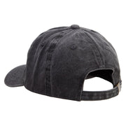 California Shield Logo Embroidered Cotton Twill Premium Pigment Dyed Cap - Black OSFM