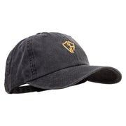 California Shield Logo Embroidered Cotton Twill Premium Pigment Dyed Cap - Black OSFM