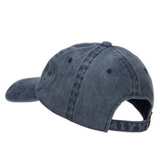 Fur Papa Embroidered Washed Cotton Twill Cap