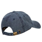 Fur Papa Embroidered Washed Cotton Twill Cap