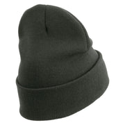 Star US Army Embroidered 12 Inch Long Knitted Beanie