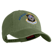 Air Force Special Operations Command Embroidered Washed Solid Pigment Dyed Cotton Twill Brass Buckle Cap