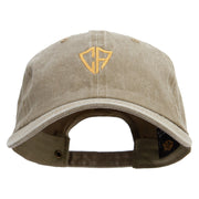 California Shield Logo Embroidered Cotton Twill Premium Pigment Dyed Cap - Khaki OSFM