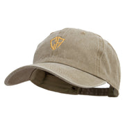 California Shield Logo Embroidered Cotton Twill Premium Pigment Dyed Cap - Khaki OSFM