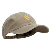 California Shield Logo Embroidered Cotton Twill Premium Pigment Dyed Cap - Khaki OSFM