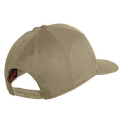 25th Infantry Division Tropic Lightning Patched Solid Cotton Twill Pro Style Cap - Khaki OSFM