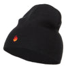 Mini Fire Embroidered Short Beanie