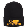 Chief Engineer Embroidered Long Beanie