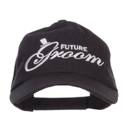 Future Groom Embroidered Washed Ball Cap