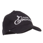 Future Groom Embroidered Washed Ball Cap