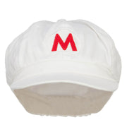 Fire Mario Luigi Embroidered Newsboy Cap