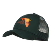 Florida Sunshine State Embroidered Mesh Cap