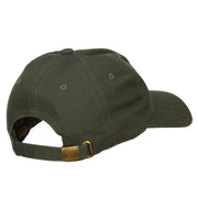 Rasta Leaf Flag Embroidered Unstructured Cap