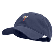 Danish Tomahawk Embroidered Garment Washed Cotton Twill Cap - Navy OSFM