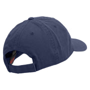 Danish Tomahawk Embroidered Garment Washed Cotton Twill Cap - Navy OSFM