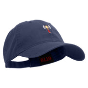 Danish Tomahawk Embroidered Garment Washed Cotton Twill Cap - Navy OSFM