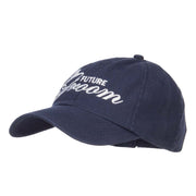 Future Groom Embroidered Washed Ball Cap