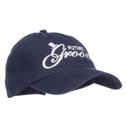 Future Groom Embroidered Washed Ball Cap