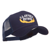 US Air Force Retired Embroidered Mesh Cap