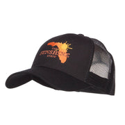 Florida Sunshine State Embroidered Mesh Cap