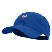 Danish Tomahawk Embroidered Garment Washed Cotton Twill Cap - Royal OSFM