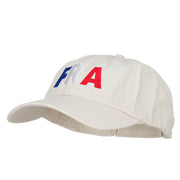 France FRA Flag Embroidered Low Profile Cap