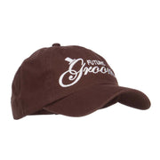 Future Groom Embroidered Washed Ball Cap