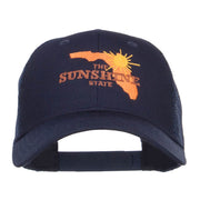 Florida Sunshine State Embroidered Mesh Cap