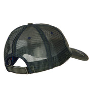 US Air Force Veteran Military Embroidered Low Cotton Mesh Cap