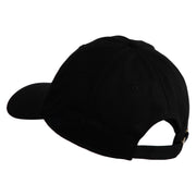 Fire Bowser Iron On Patched Unstructured Cotton Twill Washed Cap - Black OSFM
