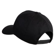 Combat Infantry Veteran Patched Solid Cotton Twill Pro Style Cap - Black OSFM