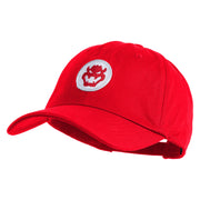 Fire Bowser Iron On Patched Unstructured Cotton Twill Washed Cap - Red OSFM