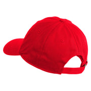 Fire Bowser Iron On Patched Unstructured Cotton Twill Washed Cap - Red OSFM