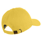 Fire Bowser Iron On Patched Unstructured Cotton Twill Washed Cap - Yellow OSFM