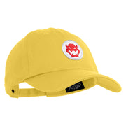 Fire Bowser Iron On Patched Unstructured Cotton Twill Washed Cap - Yellow OSFM