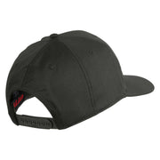 Combat Infantry Veteran Patched Solid Cotton Twill Pro Style Cap - Charcoal OSFM