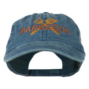 Barbeque Fork Spatula Embroidered Washed Cap